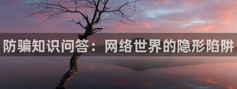 极悦娱乐注册服务条款：防骗知识问答：网络世界的隐形陷阱