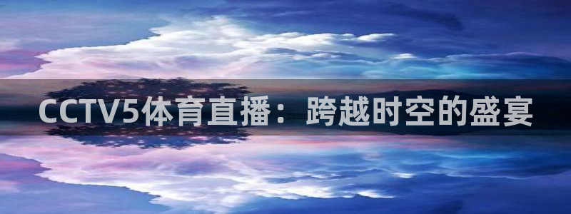 乐球直播在线直播：CCTV5体育直播：跨越时空的盛宴